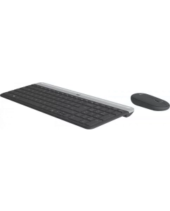 Купить Комплект Logitech MK470 клавиатура, мышь, беспроводные, графит, 920-009180.  в E-mobi