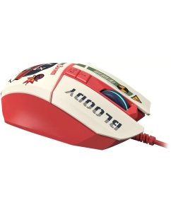 Купить Проводная мышь A4Tech W63 Max Proxy Boom белый, красный  в E-mobi