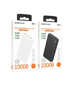 Купить Внешний аккумулятор Borofone BJ56 10000 мА/ч для мобильных устройств, белый  в E-mobi