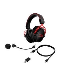 Купить Игровые наушники HyperX Cloud Alpha Wireless красный, черный (4P5D4AA)  в E-mobi