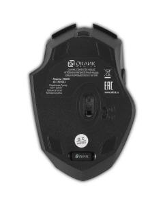 Купить Мышь Oklick 780GW оптическая, 3200dpi, беспроводная, USB для ноутбука, черная  в E-mobi