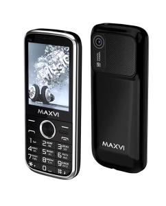 Купить Мобильный телефон Maxvi Maxvi P30 черный в E-mobi