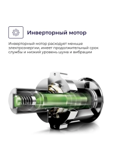 Купить Стиральная машина DELVENTO VWC901 белый, черный  в E-mobi