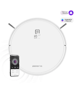 Купить Робот-пылесос Polaris PVCR 1050 IQ Home Aqua белый в E-mobi