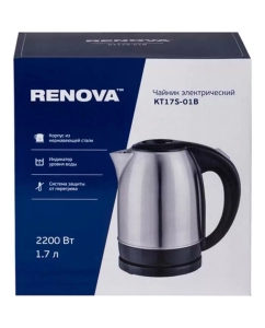Купить Чайник RENOVA KT17S-01B  в E-mobi