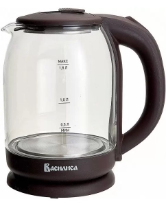 Купить Чайник электрический Василиса ВА-1035 1.8 л прозрачный, коричневый в E-mobi