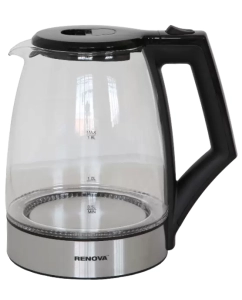 Купить Чайник электрический RENOVA KT18G-01B 1.8 л черный в E-mobi