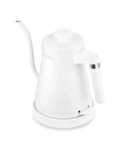 Купить Чайник электрический Kitfort KT-6727 1 л белый в E-mobi