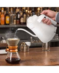 Купить Чайник электрический Kitfort KT-6727 1 л белый  в E-mobi