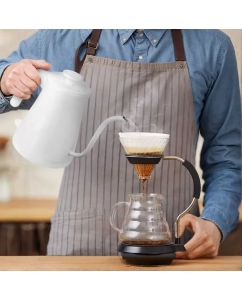 Купить Чайник электрический Kitfort KT-6727 1 л белый  в E-mobi