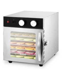 Купить Сушилка для овощей и фруктов Kitfort КТ-1986 серебристый; черный в E-mobi