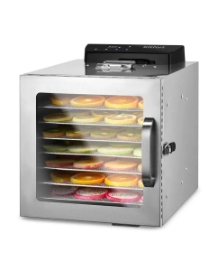 Купить Сушилка для овощей и фруктов Kitfort КТ-4919 серебристый; черный в E-mobi