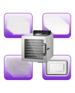 Купить Сушилка для овощей и фруктов Kitfort КТ-4919 серебристый; черный  в E-mobi