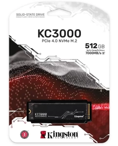 Купить SSD накопитель Kingston KC3000 M.2 2280 512 ГБ (SKC3000S/512G)  в E-mobi