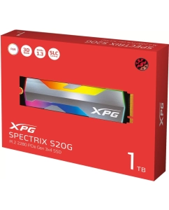 Купить SSD накопитель ADATA XPG SPECTRIX S20G М.2 2280 1 ТБ (ASPECTRIXS20G-1T-C)  в E-mobi