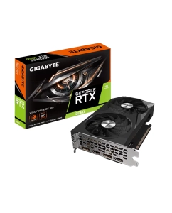 Купить Видеокарта GIGABYTE NVIDIA GeForce RTX 3060 WINDFORCE OC Черный (GV-N3060WF2OC-12GD 2.0) в E-mobi