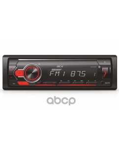Купить Автомагнитола Acv Fm/Mp3/Usb/Sd красная подсветка, несъемная панель Avs-912br в E-mobi