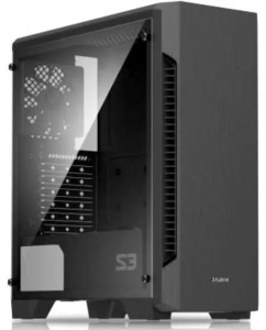 Купить Корпус компьютерный Zalman S3 TG черный  в E-mobi