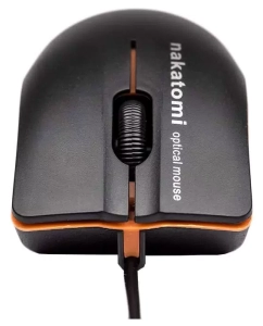 Купить Мышь nakatomi MON-03U Orange/Black  в E-mobi