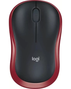 Купить Беспроводная мышь Logitech M185 черный, красный (910-002237) в E-mobi