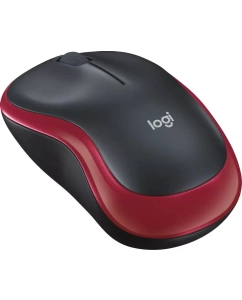 Купить Беспроводная мышь Logitech M185 черный, красный (910-002237)  в E-mobi