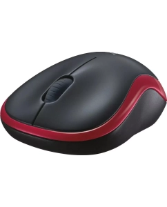 Купить Беспроводная мышь Logitech M185 черный, красный (910-002237)  в E-mobi