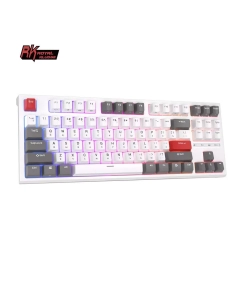 Купить Проводная клавиатура Royal Kludge RK-R87 белый (6935280824135)  в E-mobi