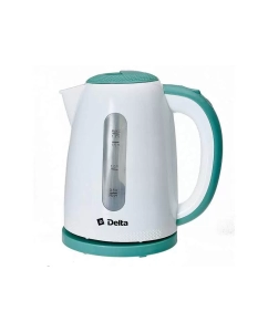 Купить Чайник электрический Delta DL-1106 1.7 л голубой, белый в E-mobi