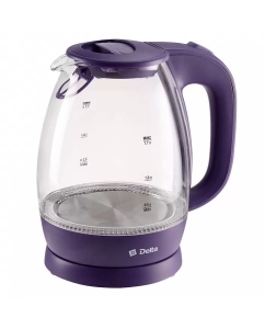 Купить Чайник электрический Delta DL-1203 1.7 л фиолетовый в E-mobi