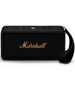 Купить Портативная колонка Marshall Middleton Black and Brass в E-mobi