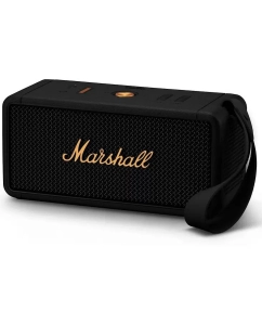 Купить Портативная колонка Marshall Middleton Black and Brass  в E-mobi