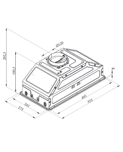 Купить Вытяжка Monsher INHIT 60 Noir  в E-mobi