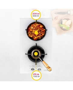 Купить Встраиваемая варочная панель газовая Simfer H30N20W470 белый  в E-mobi