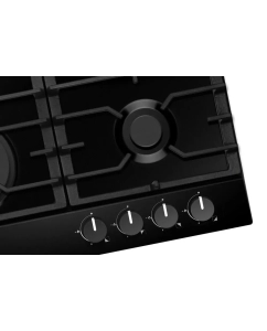 Купить Встраиваемая варочная панель газовая Hansa BHGS611839 черный  в E-mobi