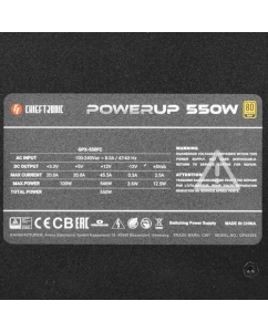 Купить Блок питания Chieftec PowerUp 550W 550W GPX-550FC  в E-mobi