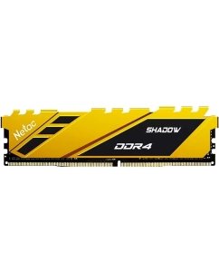 Купить Оперативная память Netac Shadow Yellow 8Gb DDR4 3200MHz (NTSDD4P32SP-08Y) в E-mobi