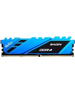 Купить Оперативная память Netac Shadow Blue 16Gb DDR4 2666MHz (NTSDD4P26SP-16B) в E-mobi