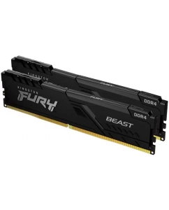 Купить Оперативная память Kingston FURY Beast Black (KF432C16BBK2/16-SP), DDR4 2x8Gb, 3200MHz в E-mobi