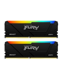 Купить Оперативная память Kingston Fury Beast RGB (KF432C16BB12AK2/32) DDR4 2x16Gb 3200MHz в E-mobi