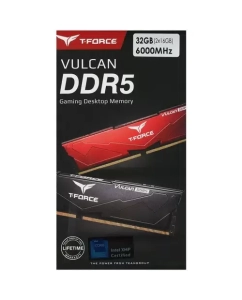Купить Оперативная память Teamgroup T-Force Vulcan 2x16GB CL38 1,25V Black  в E-mobi