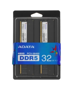 Купить Оперативная память ADATA (AD5U480032G-DT), DDR5 2x32Gb, 4800MHz  в E-mobi