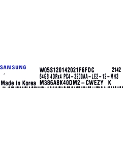 Купить Оперативная память Samsung M386A8K40DM2-CWE DDR4 1x64Gb 3200MHz  в E-mobi
