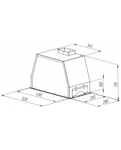Купить Вытяжка встраиваемая Zigmund &amp; Shtain k0145b черная  в E-mobi