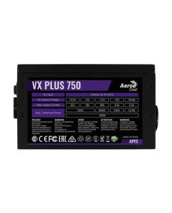 Купить Блок питания AeroCool VX-750 PLUS 750W в E-mobi