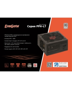 Купить Блок питания ExeGate 600PPH-LT-OEM 600W (EX282044RUS-OEM)  в E-mobi