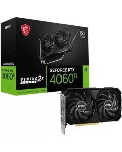 Купить Видеокарта MSI NVIDIA GeForce RTX 4060 Ti Ventus 2X Black в E-mobi
