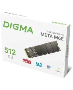 Купить Внутренний SSD накопитель Digma DGSM4512GM6ET 512GB  в E-mobi