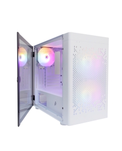 Купить Корпус для компьютера 1STPLAYER DK D3-B без БП D3-B-WH-2F1P-W-1F1-W White в E-mobi