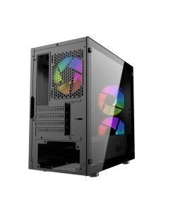 Купить Корпус компьютерный Powercase Alisio Micro X3B (CAMIB-L3) Black  в E-mobi