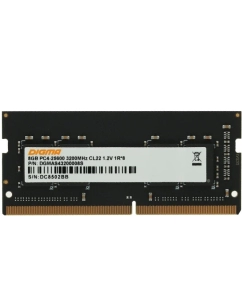 Купить Оперативная память DIGMA DGMAS43200008S (DGMAS43200008S), DDR4 1x8Gb, 3200MHz  в E-mobi